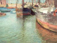 Potthast, Edward Henry - Harbor Scene